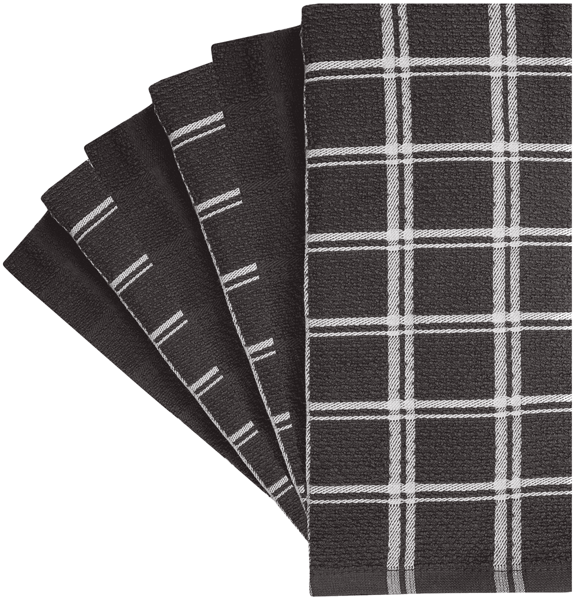 Popcorn check yarn dyed dish towel set buy now bumble towels