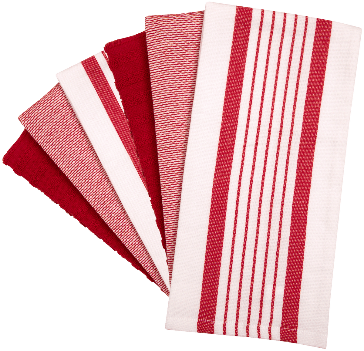Shop Luxuriously Soft Flat Yarn Dyed Striped Kitchen Towels Bumble Towels