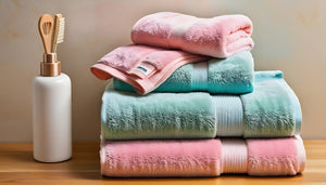 set of bath and kitchen towels