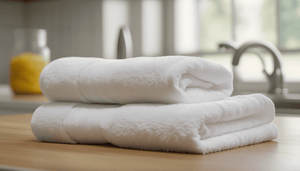 luxury white bath towels