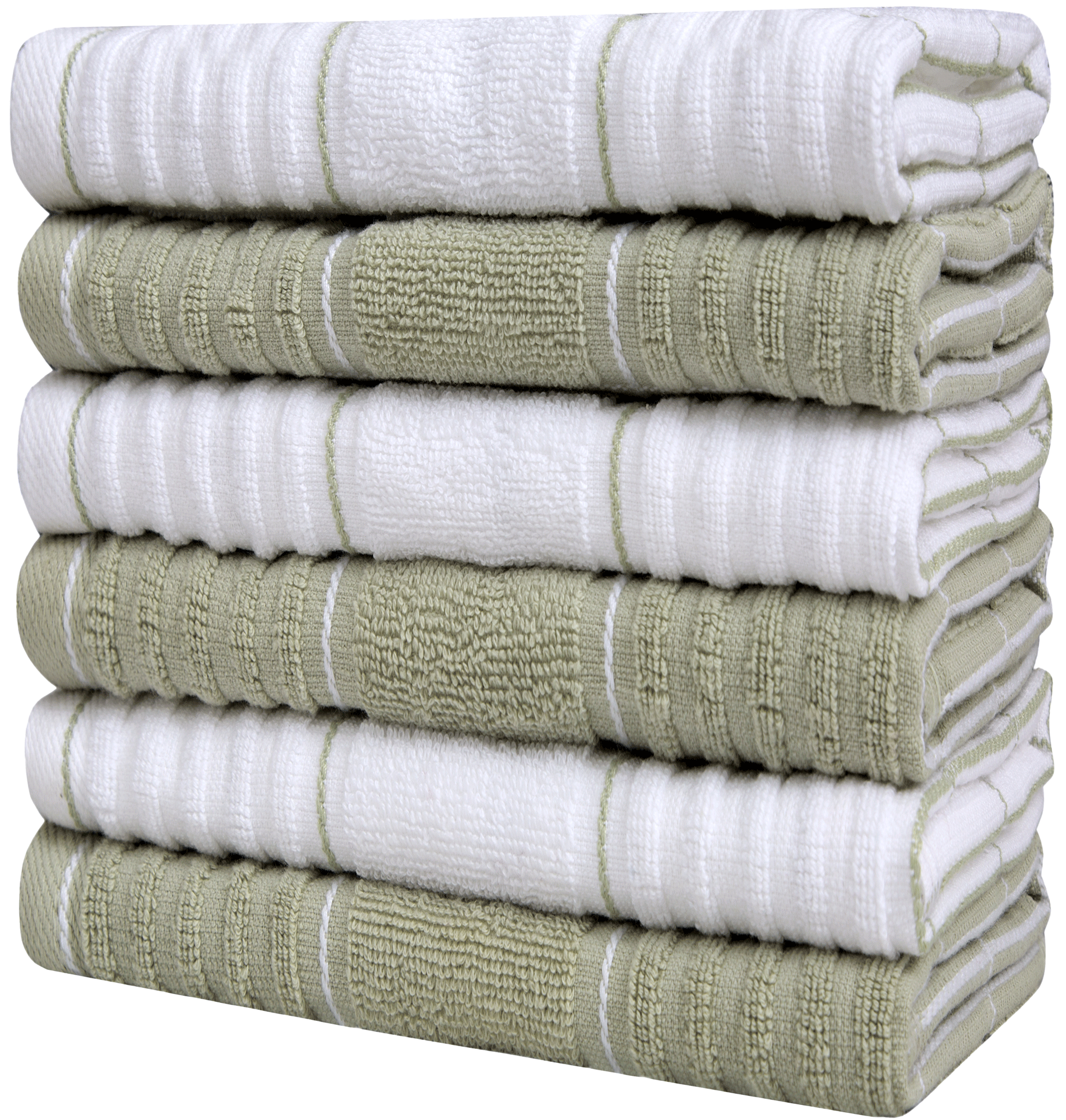 Bumble Kitchen Towels 16x 28 | Highly Absorbent Dish Towels with Hanging  Loop | Natural Ring Spun Cotton, 380 GSM | Gray Check Design - 6 Pack