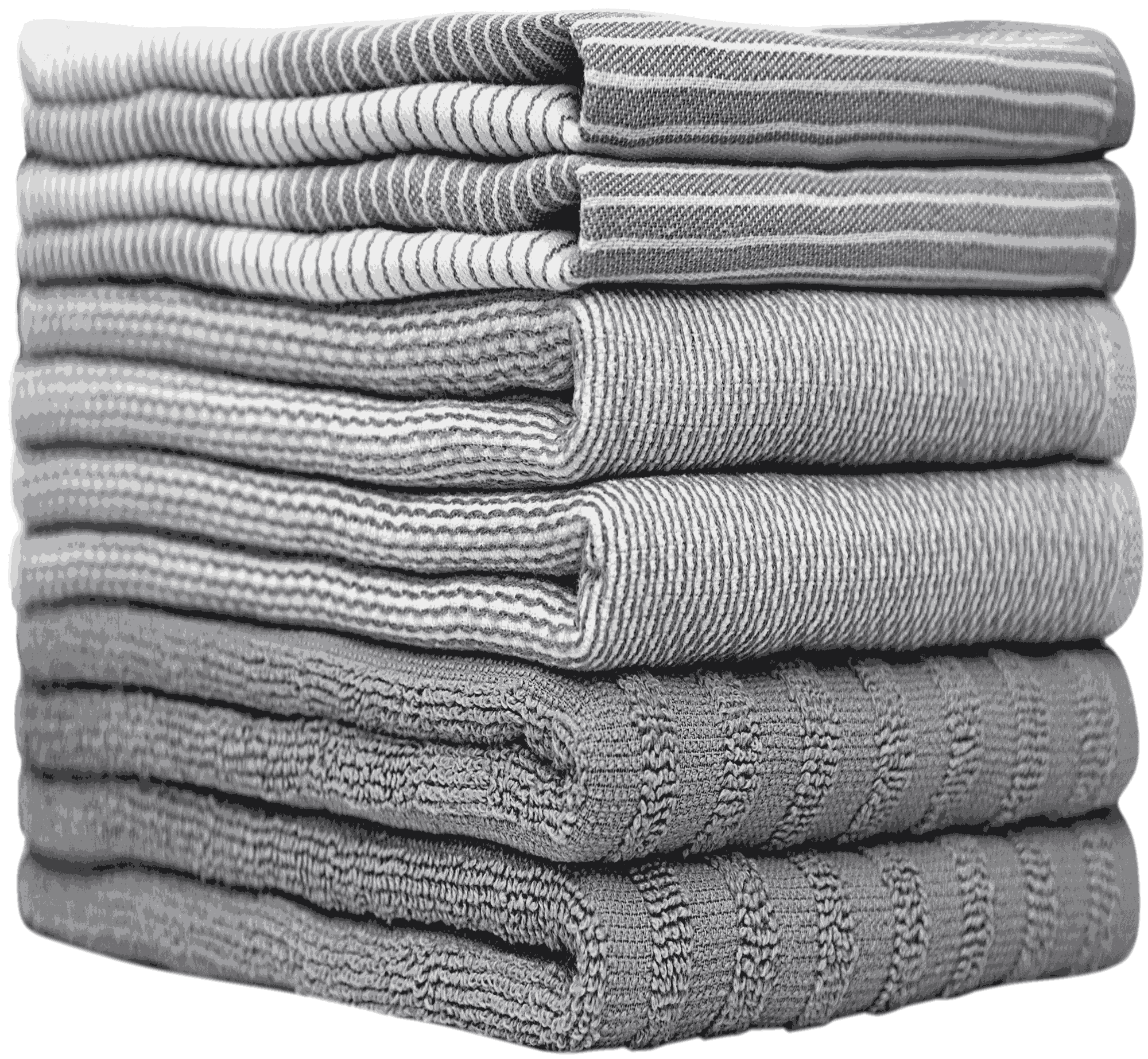 Premium Kitchen Towels (20x 28, 6 Pack) Large Cotton Kitchen Hand